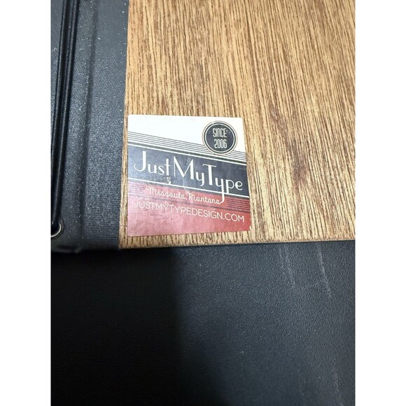 Travel Journal Wooden Covered Notebook/Journal 9"x6" - Picture 4 of 7